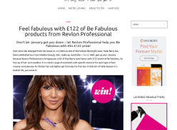 Win £122 of Be Fabulous products from Revlon Professional