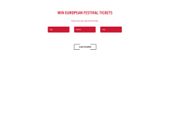 Win 2 European Festival Tickets