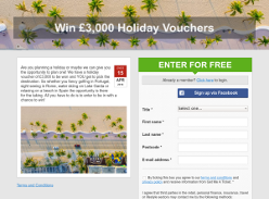 Win £3,000 of holiday vouchers