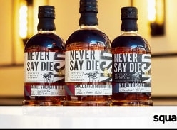 Win 3 Bottles of Never Say Die Whiskey