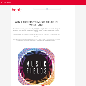 Win 4 Tickets to Music Festival in Wrexham