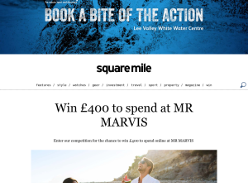 Win £400 to spend at MR MARVIS