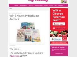 Win 5 Novels by Big Name Authors