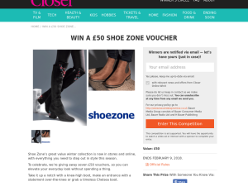 Win £50 Shoe Zone voucher