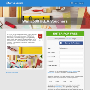 Win £500 of IKEA Vouchers