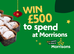 Win £500 to spend at Morrisons