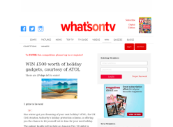 Win £500 worth of holiday gadgets