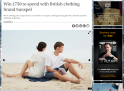 Win £750 to spend with British clothing brand Sunspel