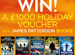 Win a £1,000 holiday voucher with James Patterson books at Tesco
