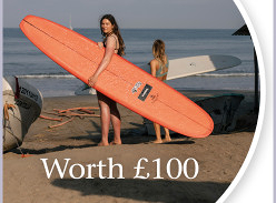 Win a 10 over Surf Shop Gift Voucher Worth £100