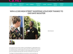 Win a £100 high street shopping voucher