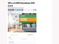 Win a £100 Homebase Gift Card