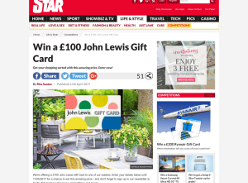 Win a £100 John Lewis Gift Card