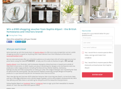 Win a £100 shopping voucher from Sophie Allport - the British homewares and interiors brand