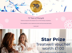 Win a £100 Treatwell Voucher + 1 of 10 Marigold Bundles