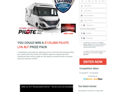 Win a $125,000 Luxury Motorhome Prize Pack