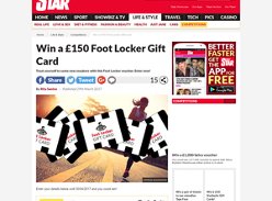 Win a £150 Foot Locker Gift Card