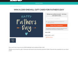 Win a £200 One4All gift card for Father's Day