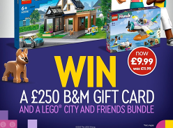 Win a £250 B&M Gift Card and a LEGO City and Friends Bundle