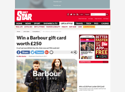 Win a £250 Barbour Gift Card
