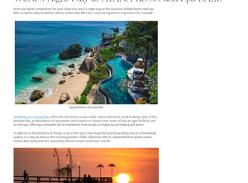 Win a 3-Night Stay at Ayana Resort and Spa Bali (No Flights)