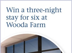 Win a 3-Night Stay for up to 6 at Wooda Farm