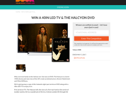 Win a 40in LED TV and The Halcyon DVD