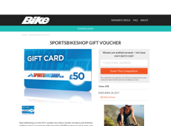 Win a £50 SportsBikeShop Voucher