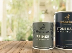 Win a 5L Stone-Effect Paint and 2.5L Primer from Stonelux