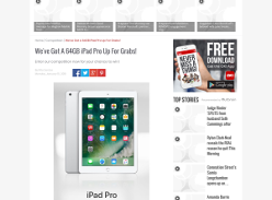 Win a 64GB iPad Pro