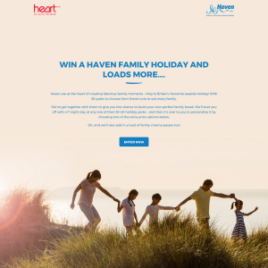 Win a 7 day family Haven Holiday
