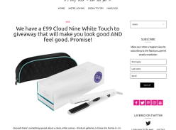 Win a £99 Cloud Nine White Touch