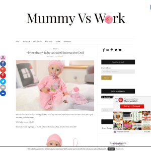 Win a Baby Annabell Interactive Doll