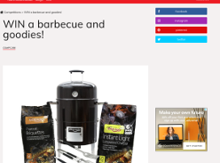 Win a barbecue and goodies