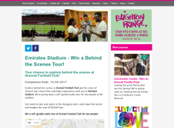 Win a Behind the Scenes Tour of Emirates Stadium