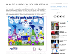 Win a Big Spring Clean Pack With Astonish