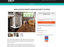Win a Blink smart home security system