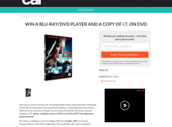 Win a Blu-ray/DVD player I.T. on DVD