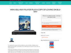 Win a Blu-ray player plus a copy of Loving