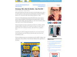 Win a Bob the Builder DVD