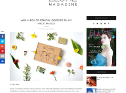 Win a Box Of Ethical Goodies By My Made In Box