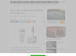Win a Braun Silk-epil 9 Epilator & FaceSpa Pro