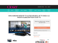 Win a BT HD box and 12 month BT TV subscription