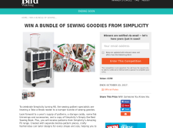 Win a bundle of sewing goodies from Simplicity