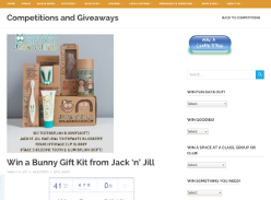 Win a Bunny Gift Kit from Jack 'n' Jill