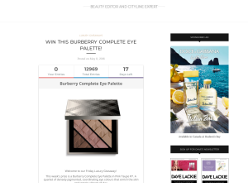 Win a Burberry Complete Eye Palette