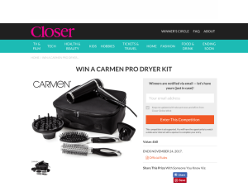 Win a Carmen Pro Dryer Kit