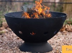 Win a Cast Iron Fire Pit with Grill from Crocus