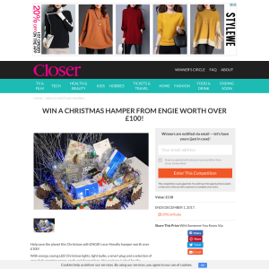Win a Christmas Hamper from Engie worth £100+