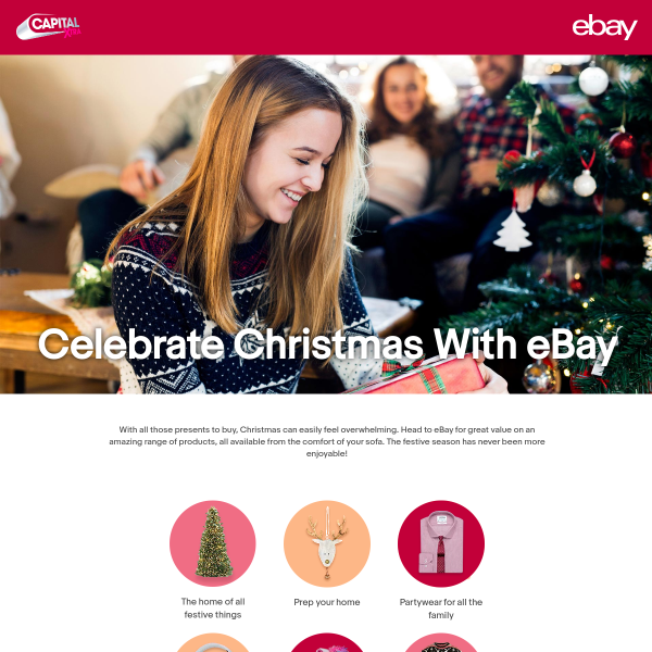Win a Christmas Prize Bundle With eBay